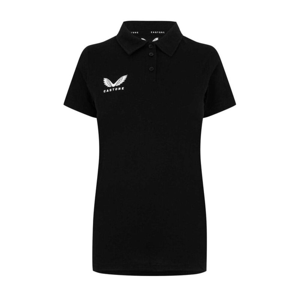 Castore Womens/Ladies Regular Polo Shirt / Black